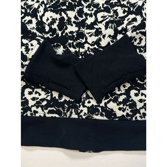 Lululemon Cozy Cuddle Up Jacket Fleur Sombre White Black Style W4IDCS Size 6 - Picture 12 of 14